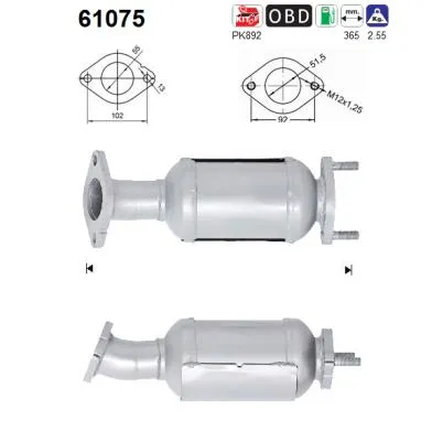 Catalizador Hyundai ix20 · Kia CARENS III MPV · Hyundai i30 Estate