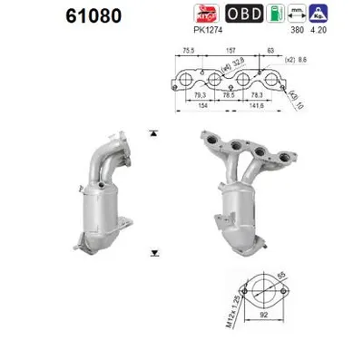 Catalizador Kia CEE'D · Hyundai i30 Estate · Hyundai i30