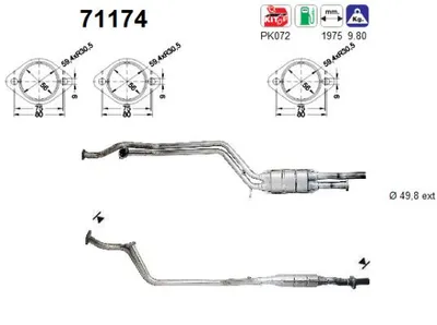 Catalizador Mercedes-Benz E-CLASS · Mercedes-Benz E-CLASS T-Model · Mercedes-Benz E-CLASS Coupe