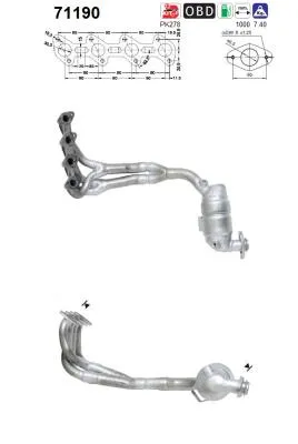 Catalizador Mercedes-Benz A-CLASS