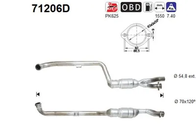 Catalizador Mercedes-Benz E-CLASS · Mercedes-Benz E-CLASS T-Model
