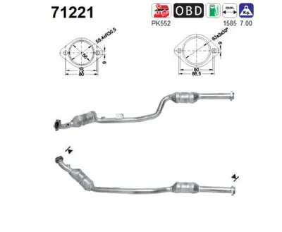 Catalizador Mercedes-Benz E-CLASS · Mercedes-Benz E-CLASS T-Model