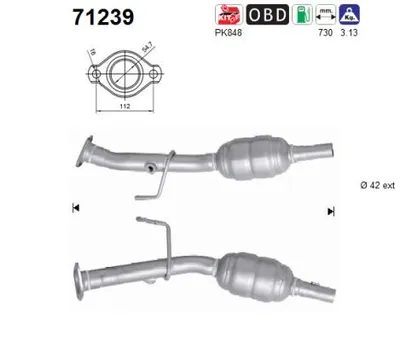 Catalizador Mitsubishi COLT VI · Smart FORFOUR · Mitsubishi COLT CZC VI Convertible