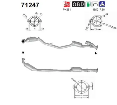 Catalizador Mercedes-Benz C-CLASS · Mercedes-Benz C-CLASS T-Model · Mercedes-Benz CLK