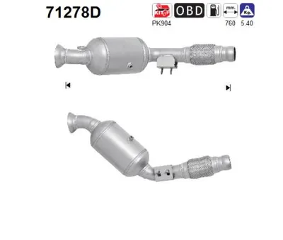 Catalizador Mercedes-Benz SPRINTER 3-t Van · Mercedes-Benz SPRINTER 3-t Platform/Chassis · Mercedes-Benz SPRINTER 3-t Bus