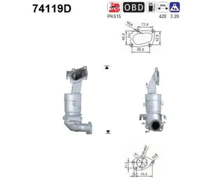 Catalizador Nissan ALMERA II Hatchback · Nissan ALMERA II · Nissan ALMERA TINO