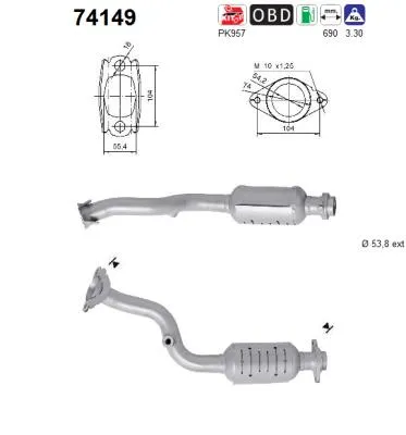 Catalizador Nissan QASHQAI I