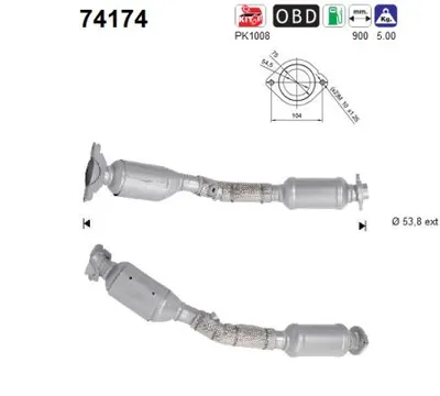 Catalizador Nissan QASHQAI I · Nissan QASHQAI I VAN