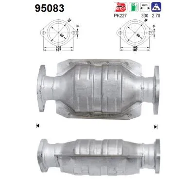 Catalizador Toyota CAMRY · Toyota CAMRY Estate · Toyota PREVIA I