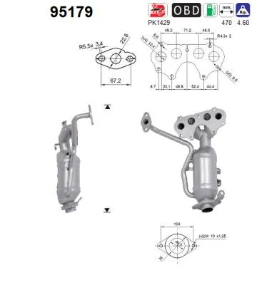Catalizador Toyota YARIS · Toyota YARIS Hatchback Van