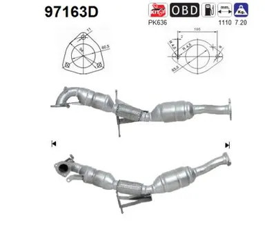 Catalizador Volvo S80 I · Volvo V70 II · Volvo S60 I