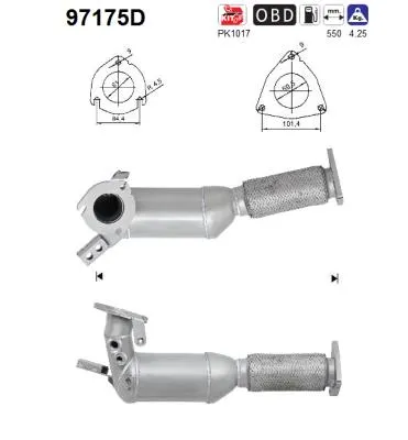 Catalizador Volvo V70 II · Volvo S60 I