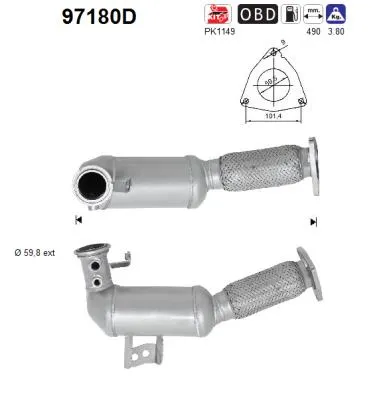 Catalizador Volvo V60 I · Volvo S60 II · Volvo XC60 I SUV
