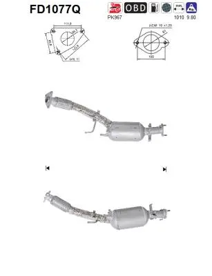 Filtro de partículas Nissan QASHQAI I · Renault KOLEOS I · Nissan QASHQAI I VAN