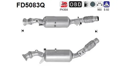Filtro de partículas Mercedes-Benz SPRINTER 3,5-t Platform/Chassis · Mercedes-Benz SPRINTER 5-t Platform/Chassis · Mercedes-Benz SPRINTER 3,5-t Bus