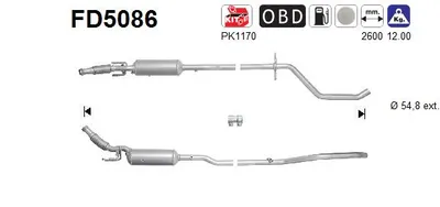 Filtro de partículas Peugeot 508 I · Peugeot 508 SW I · Peugeot 407 Coupe