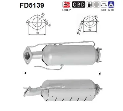 Filtro de partículas Kia CEE'D Hatchback · Kia CEE'D SW · Hyundai i30