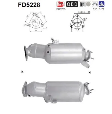 Filtro de partículas Audi A6 C6 · Audi A6 C6 Avant