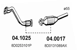 Catalizador Audi A4 B5 · Audi A6 C5 · Audi A6 C5 Avant