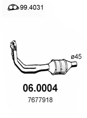Catalizador Fiat PANDA · Lancia Y10 · Autobianchi Y10