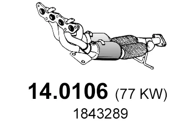 Catalizador Ford C-MAX II · Ford GRAND C-MAX · Ford FOCUS III