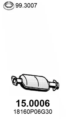 Catalizador Honda CRX II · Honda CIVIC V Saloon · Honda CONCERTO