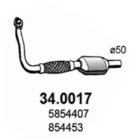 Catalizador Opel ASTRA G Hatchback · Opel ASTRA G Estate · Opel ASTRA G Saloon