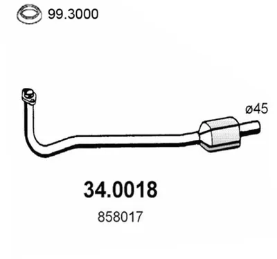 Catalizador Opel COMBO Box Body/MPV · Opel CORSA B · Opel CORSA B Hatchback Van