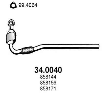 Catalizador Opel CORSA B