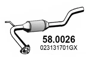 Catalizador Vw TRANSPORTER T4 Bus · Vw TRANSPORTER T4 Van · Vw TRANSPORTER T4 Platform/Chassis (70E, 70L, 70M, 7DE, 7DL, 7D