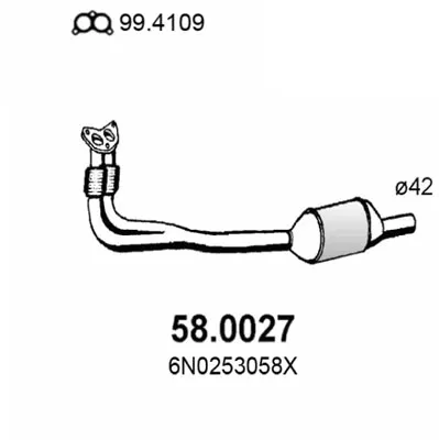 Catalizador Vw POLO III