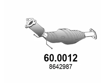 Catalizador Volvo S80 I · Volvo V70 II · Volvo S60 I