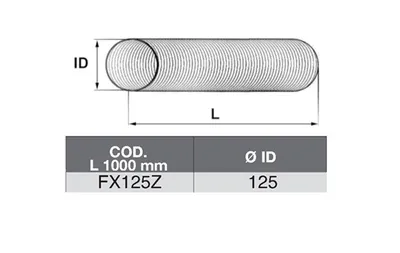 Tubo de escape ASSO FX125Z