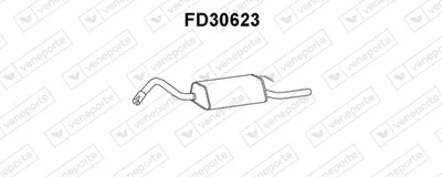 Silenciador posterior Ford ESCORT VI Saloon