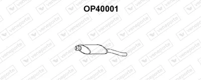 Silenciador posterior Opel KADETT D