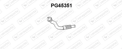 Tubo de escape VENEPORTE PG45351