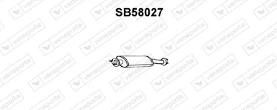Presilenciador Saab 9000 Hatchback