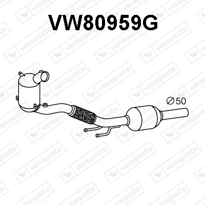 Filtro de partículas VENEPORTE VW80959G