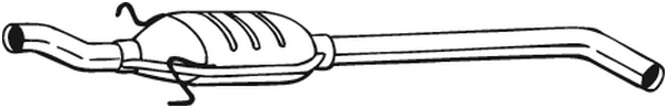 silenciador del medio Renault MEGANE I · Renault MEGANE I Classic · Renault MEGANE Scénic