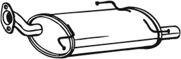 Silenciador posterior Suzuki SWIFT III