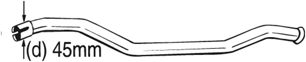 Tubo reparación, catalizador Citroën ZX · Citroën XSARA · Citroën XSARA Break