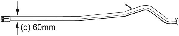 Tubo reparación, catalizador Peugeot 406 · Peugeot 406 Break