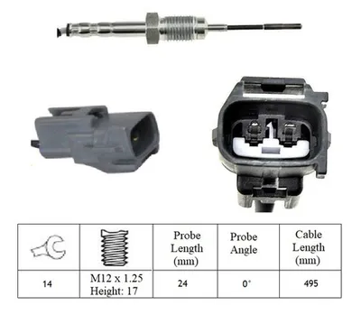 Sensor, temp. gas escape Suzuki GRAND VITARA II