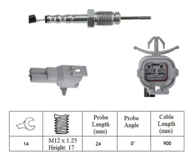 Sensor, temp. gas escape Suzuki GRAND VITARA II