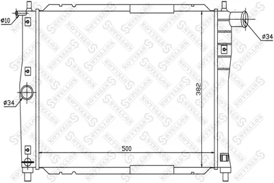 Radiador, refrigeración del motor Daewoo LANOS Saloon · Daewoo NUBIRA · Daewoo NUBIRA Wagon