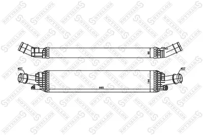 Radiador de aire de admisión Audi A5 · Audi A4 B8 · Audi A4 B8 Avant
