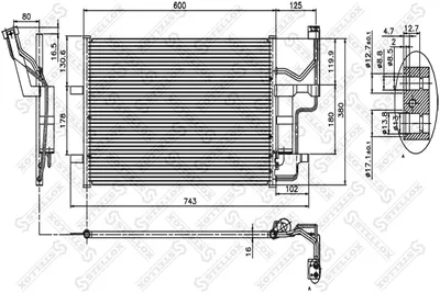 Condensador, aire acondicionado Mazda 3 · Mazda 3 Saloon · Mazda 5