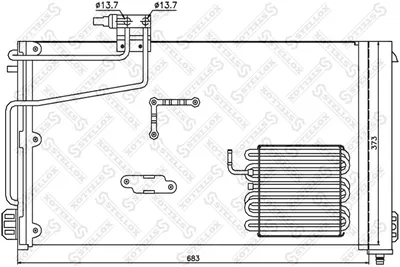 Condensador, aire acondicionado Mercedes-Benz C-CLASS · Mercedes-Benz C-CLASS Coupe · Mercedes-Benz C-CLASS T-Model