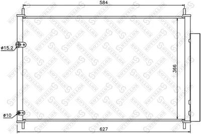 Condensador, aire acondicionado Toyota COROLLA Saloon · Toyota AURIS · Toyota AVENSIS Saloon