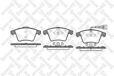 Juego de pastillas de freno Vw TOUAREG · Vw MULTIVAN T5 · Vw TRANSPORTER T5 Platform/Chassis (7JD, 7JE, 7JL, 7JY, 7JZ, 7F